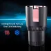 Bymaocar Dual Mode DC12V Portable Cup Cooler and Warmer LED Display Compact Design One Button Heating and Cooling Thermoelectric Mini Car Beverage Holder