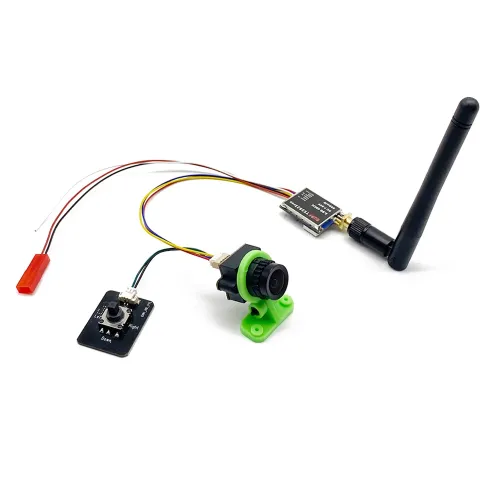 EWRF 5.8GHz 40CH 600mW 7-12V Power FPV Transmitter Kits VTX Support OSD Analog 1200TVL Camera VTX for RC FPV Drone RC Car