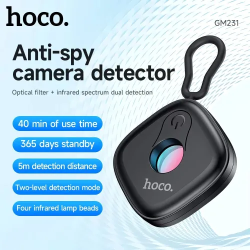 HOCO Full Range Camera Hidden Finder Anti-spys Bug Listening Device GPS Tracker Wireless Signal Scanner For Home Office Travel
