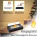 Rectangular Desktop Alcohol Fireplace Outdoor Portable Real Fire Fireplace Lamp Heater Modern Decorative Atmosphere Lamp