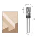 1/4" 8mm Shank Flush Trim Router Bit Solid CNC Carbide Trim Router Bits for Wood Trimming