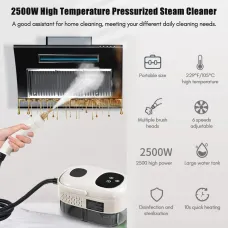 Multi-Function Digital High-Temperature Steam Cleaner Touch Screen Portable Multi-Purpose Deep Cleaning Steam Cleaner for Home Kitchen Car