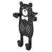 MANMOO BEAR X8 Car QI Air Vent Wireless Phone Charger Holder Silicon Gel Mount for iPhone XS