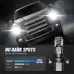 NovSight T11 LED Headlight Bulb 60W Pair 16000LM 6500K White Light IP68 Waterproof Automotive Headlights High Brightness Bulbs Long Lifespan Easy Install Aviation Aluminum