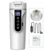 450ml 12V 24V Car Electric Kettle Cup Stainless Steel Smart Temperature Control Display Portable Travel Mug Fast Heating Adjustable Thermos Boiling Tea Brewing Warm Milk