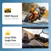 Q29 Motorcycle Bluetooth Helmet Intercom 1080P HD Wireless Camera Ultra Wide Angle Lens Recorder Waterproof Noise Reduction
