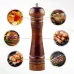Classic Manual Salt Mill Wooden Pepper Grinder Set Salt Grinder Refillable Pepper Mill Pepper Grinder for Kitchen