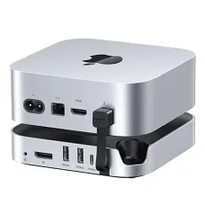 UGREEN CM841 for MacMini Docking Station M2 NVMe SSD Enclosure with 10Gbps USB3.2 / 4K240Hz 2K240Hz DP1.4 / 3.5mm Audio / SD&TF Card Reader Slot for Mac Mini M4 Compatible with Thunderbolt4/5