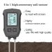 5 in 1 Soil Tester PH Moisture Temp Fertility Light Sensor Digital LCD Meter Humidity Monitor for Flower Plants Gardening Greenhouse