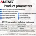 ANENG BT173 Battery Tester Digital Display Multi-Type Compatibility No Power Required Lightweight ABS Material Universal Voltage Reader