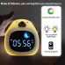 Kids Alarm Clock Sleep Trainer Clock Kids Room Cute Toddler Puppy Shape Night Light Clock Touch Night Light with 6 Types of White Noise 8 Color Night Light