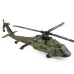 XK K170 UH-60L 2.4G 4CH 6-Axis Gyro Brushless Motor Military Green RC Helicopter RTF