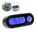 Mini Electronic Car Clock Watch Dashboard Clock Night Light Temperature LCD Backlight Digital Display Time Watch Auto Dashboard Clocks Luminous Thermometer