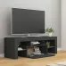 TV Cabinet with LED Lights Gray 47.2"x13.8"x15.7