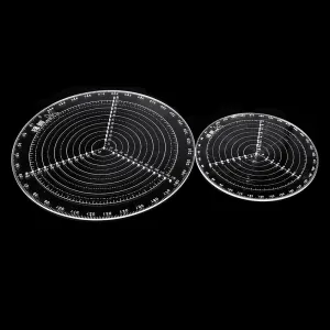 RED ARROW 200mm/300mm Center Finder Tool Woodworking Compass for Woodturners Bowls Lathe Work Clear Acrylic Drawing Circles Diameter