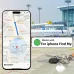 Rechargeable GPS Air Tracker Smart Tag Precise Positioning Works with Apple Find My APP Type-C Charging Locator Key Finder