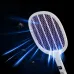 Electric Mosquito Swatter with Electronic Digital Screen Electric Exterminator Fly Swatter Detachable Handheld Auto Swat Mode Type-C Rechargeable
