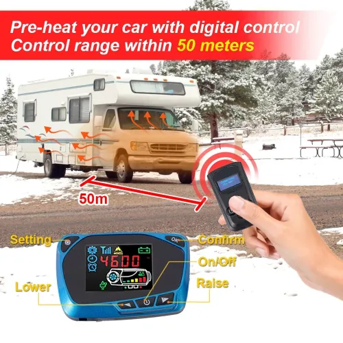 12V 24V Car Air Parking Heater Monitor Switch Manual Buttons Remote Controller Motherboard For Air Diesel Heater Accessories