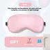 KALOADouble Sided Simulated Silk Sleeping Eye Mask Adjustable Elastic Band Blackout Travel Sleep Eyeshade Nap Cover