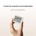 2Pcs XIAOMI 3 Mijia Smart Temperature Humidity Sensor Mini 0C-60C Range Bluetooth 5.0 High Precision Compact Hygrometer with LCD Display and Wall Sticker