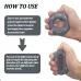 KALOASilicone Adjustable 20-90LB Hand Grip Strength Exercise Gripping Ring Fitness Finger Forearm Trainer Carpal Expander