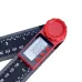 ETOPOO 0-200mm 0-300mm 360  LCD Display Carbon Fiber Digital Angle Ruler Inclinometer Electron Goniometer Protractor Angle Finder Meter Measuring Tool
