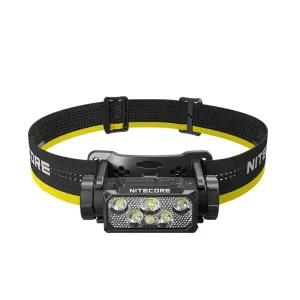 NITECORHC60 UHHeadlights USB-Rechargeable 1600Lumens 6 x NiteLab UHLEDs Headlamp Built-in 4000mAh Battery Headlamp