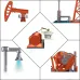 TECHING DM601 Metal Pumping Unit Oil Pump Jack Model Assembly Kit DIY Educational Science Discovery Toys Kids Children Gifts
