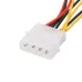 10cm Large 4 Pin IDE to 5V 12V 3 Pin CPU Cooling Fan Power Adapter Cable for Water Pump