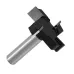 1/2 Inch 12mm Shank CNC Spoilboard Surfacing Router Bit 4 Wings Slab Flattening Router Bit Planing Bit Wood Planing Bit