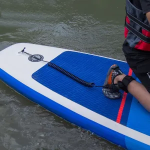 KOETSPaddle Board Surfboard Accessories Foot Rope Safety Leash 5mm Adjustable TPMaterial Rope For Stand Up Paddle Board Surfboard