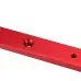 Red 300-880mm Aluminum Alloy Rail Miter Bar Slider Sliding Bar Table Saw Gauge Rod Miter Gauge for T-slot T-track Miter Track Jig Fixture Slot Router Table Woodworking Tool