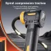 60W Handheld Portable Air Pump With Intelligent Digital Display Stop When Full Spiral Pressure Gathering Rapid Inflation With LED Lighting