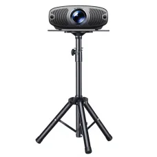 Blitzwolf BW-VF5 Projector Stand Tripod Adjustable Height 89-156cm with 37x26.5cm Tray Sturdy Tripod Base Foldable Portable Universal Projector Mount