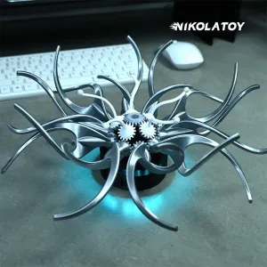 NIKOLATOY Mechanical Flowers Inspired by Saatchi Gallery APP Control Creative Desktop Decoration Ornaments