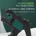 Automatic Wire Stripper Multifunctional 2 in 1 Tool Precision Steel Blades Adjustable Length 0.2-6mm Stripping Cutting Lightweight Electricians Wire Tool