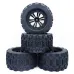 4PCS ZD Racing 1/10 Truck Universal Wheel Tire for HPI HSP Savage XS TM Flux RC Car Parts