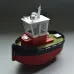 Tony Ray Aero Model 1/18 Mini Little Otter Tug Boat RC Ship DIY KIT Unassembled w/ Motor ESC Servo Micro Toys