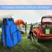 IPRee Outdoor Folding Camping Fishing Chair Stool Portable Backpack Cooler Insulated Picnic Bag Hiking Seat Table Bag Camping Fishing Gear