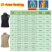 TENGOO 21 Area Heating Vest for Women USB Charging Lightweight Warm Outdoor Electric Heating Coats