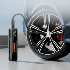 150Psi Portable Smart Electric Air Pump Power Bank Preset Tire Pressure 6000mAh Cordless Dual Digital Display Air Compressor