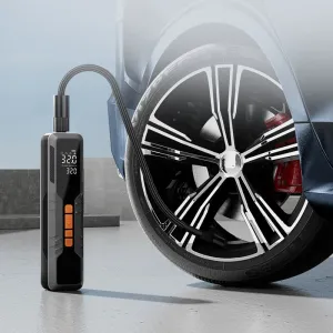 150Psi Portable Smart Electric Air Pump Power Bank Preset Tire Pressure 6000mAh Cordless Dual Digital Display Air Compressor