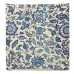 45x45cm Vintage Oriental Retro Blue Floral Linen Pillow Case Cushion Cover Home Decor