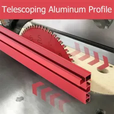 800mm Aluminum Alloy T-Track Table Saw Router Table Telescoping Fence Woodworking T-Slot Miter Track Fence
