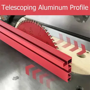 800mm Aluminum Alloy T-Track Table Saw Router Table Telescoping Fence Woodworking T-Slot Miter Track Fence