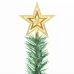 Artificial Christmas Tree with 20 LEDs, Easy Assembly Premium Spruce with Metal Stand and 60 Branchs for Home,Office,Party,Holiday Indoor Outdoor Decoration