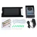 7" TFT Color LCD Display Video Door Phone Intercom Doorbell System Kit IR Night Vision Rainproof Security Camera For Home EU Plug