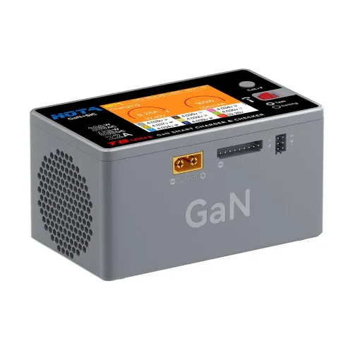 HOTA T8 Ultra 650W 8S AC/DC GaN Smart Charger 2.8" IPS Screen Fast Balance Charge for 1-8S LiPo Li-ion Battery RC Drone Car Airplane Model