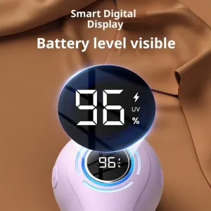 Tevorex Electric Fabric Shaver Lint Remover with UV Sterilization LED Display 6-Blade Clothes Shaver Type-C Rechargeable for Sweaters
