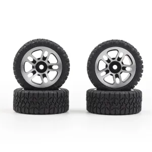 4PCS Upgraded Metal Wheel Rims Tires for SG PINECONE FORSET 2402 1/24 Off-Road RC Cars Vehicles Models Spare Parts Accessories P24-CL01
